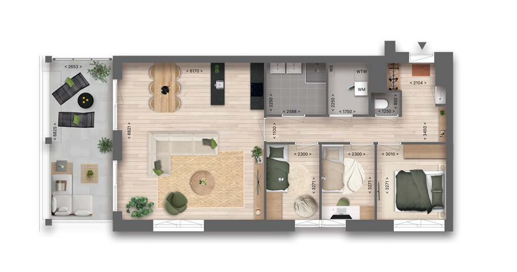 mediumsize floorplan